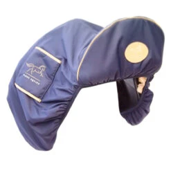 Finer Equine Dressage Saddle Cover Navy Blue 19 Finer Equine Dressage Saddle Cover Navy Blue -Saddle Store full studio 1