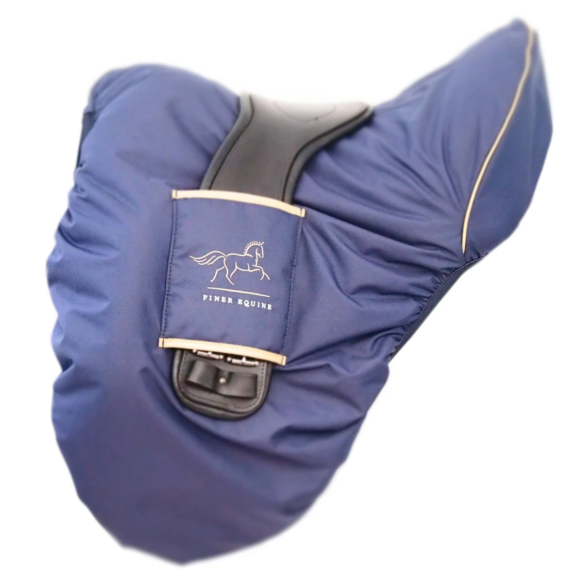 Finer Equine Dressage Saddle Cover Navy Blue 1 Finer Equine Dressage Saddle Cover Navy Blue