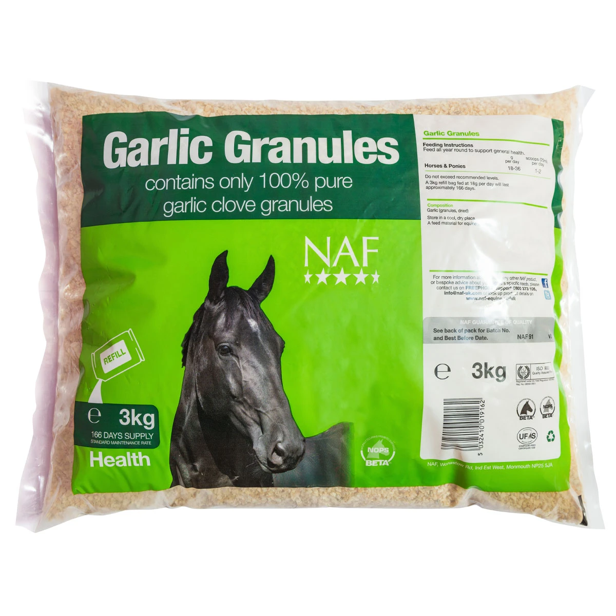 NAF Garlic Granules REFILL 3kg 1 NAF Garlic Granules REFILL 3kg