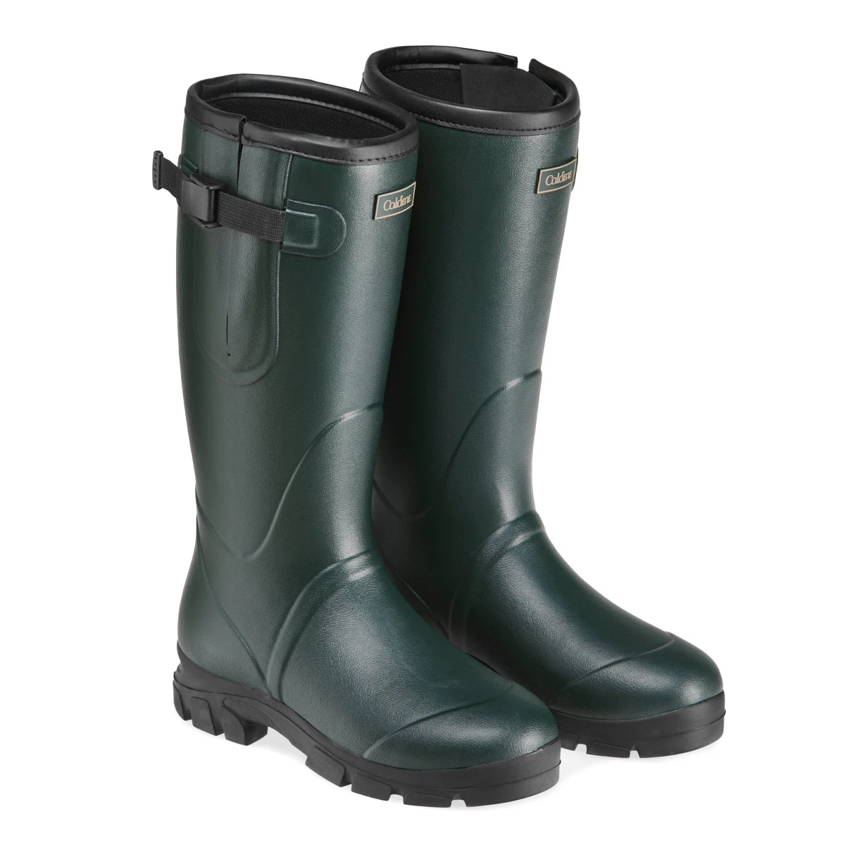 Caldene Westfield Neoprene Lined Wellington Boots Green 5 Caldene Westfield Neoprene Lined Wellington Boots Green - Image 5