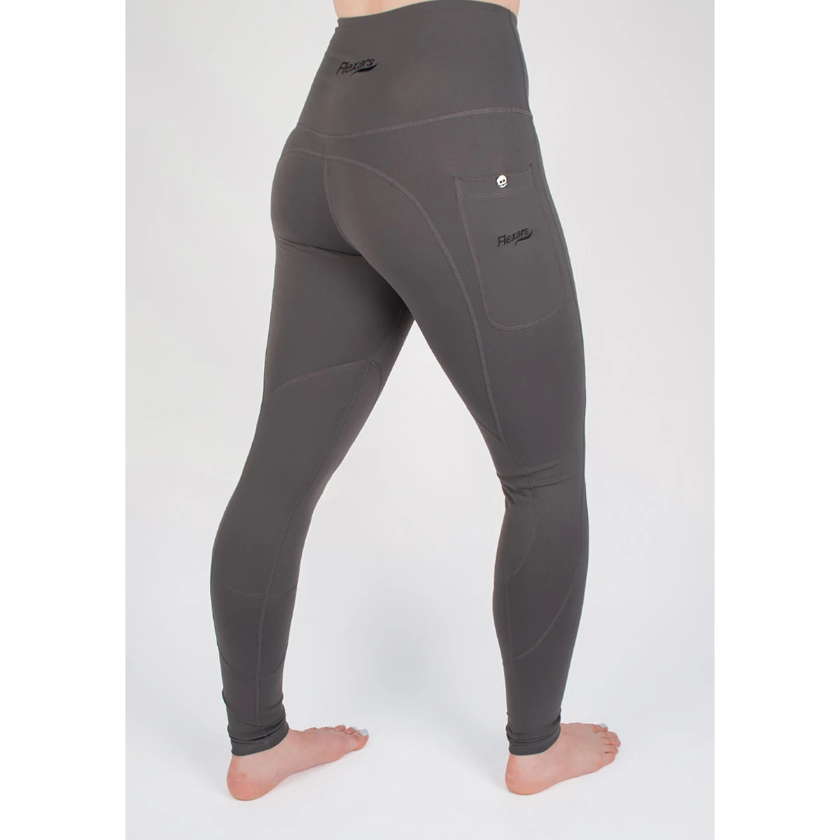 The Original Flexars Womens Riding Leggings Dark Grey 1 The Original Flexars Womens Riding Leggings Dark Grey