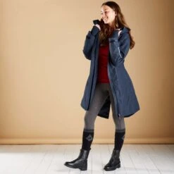 Harry Hall Winter Riding Tight Full Silicone Seat Olive Grey -Saddle Store grey lifesyle 2