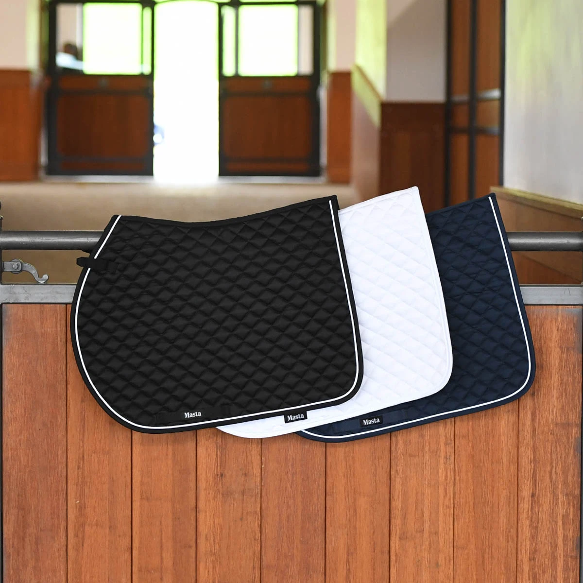 Personalised Masta GP Saddle Pad Navy Blue 2 Personalised Masta GP Saddle Pad Navy Blue - Image 2