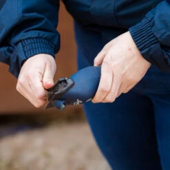 Lister Eclipse Cordless Clippers Blue -Saddle Store hands 2