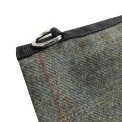 Woofmasta Luxury Dog Harness Large Green Tweed -Saddle Store harness product detail