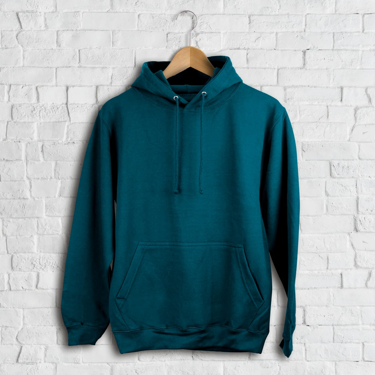 Personalised Adults Embroidered Hoodie Teal 1 Personalised Adults Embroidered Hoodie Teal