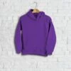 Personalised Junior Embroidered Hoodie Purple