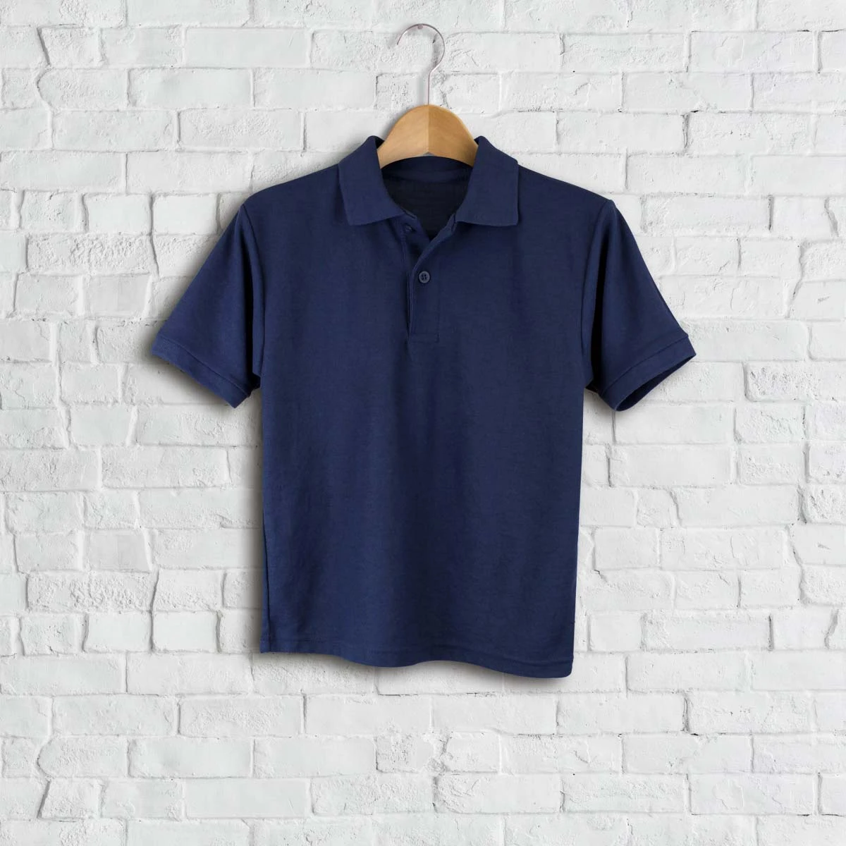 Personalised Kids Embroidered Polo Shirt Navy Blue 1 Personalised Kids Embroidered Polo Shirt Navy Blue