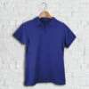 Personalised Ladies Embroidered Polo Shirt Royal Blue