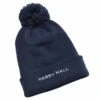 Harry Hall Beanie Hat Navy Blue