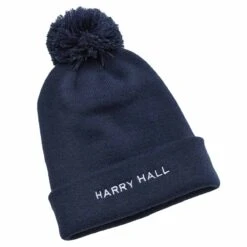 Harry Hall Beanie Hat Navy Blue