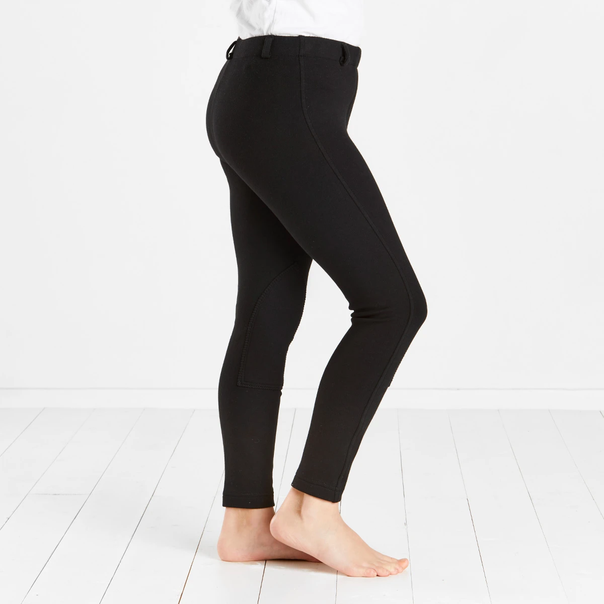 Harry Hall Farnell Junior Jodhpurs Black 2 Harry Hall Farnell Junior Jodhpurs Black - Image 2