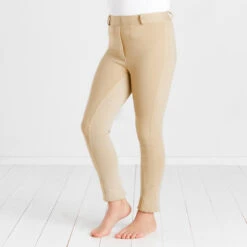 Harry Hall Farnell Grip Seat Junior Jodhpurs Beige