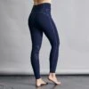 Protechmasta Power 2.0 Ladies Silicone Knee Riding Tights Navy Blue