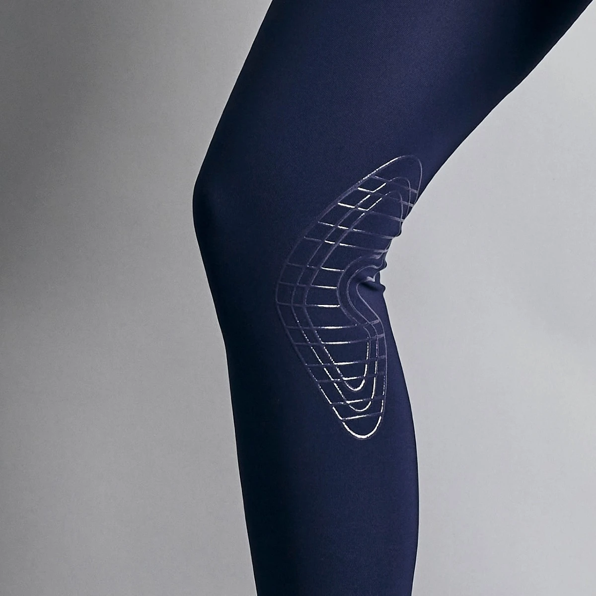 Protechmasta Power 2.0 Ladies Silicone Knee Riding Tights Navy Blue 10 Protechmasta Power 2.0 Ladies Silicone Knee Riding Tights Navy Blue - Image 10