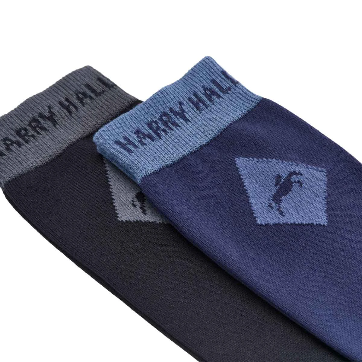 Harry Hall Ladies Riding Socks 2pack Dark Navy 2 Harry Hall Ladies Riding Socks 2pack Dark Navy - Image 2