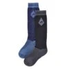Harry Hall Ladies Riding Socks 2pack Dark Navy