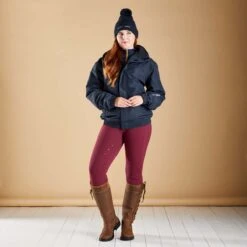 Harry Hall Overstone II Waterproof Country Boot Brown -Saddle Store hh8170 lifestyle two 1