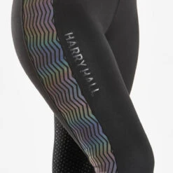 Harry Hall Reflective Winter Riding Tight Black -Saddle Store hh8174 secret reflective tights 3 1