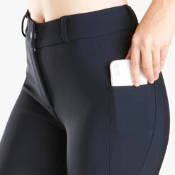 Harry Hall Showerproof Softshell Breeches Navy Blue -Saddle Store hh8175 ladies softshell 5