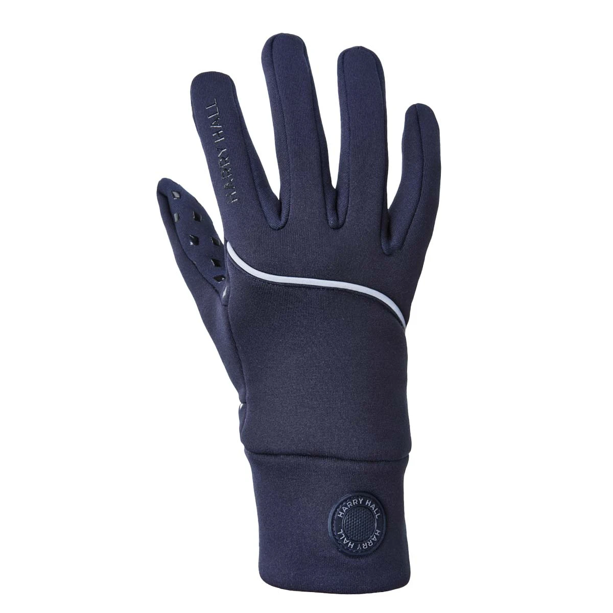 Harry Hall Thermal Glove Navy Blue 1 Harry Hall Thermal Glove Navy Blue