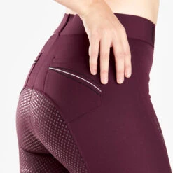 Harry Hall Grip Full Seat Breeches Burgundy -Saddle Store hh8279 burgundy 4