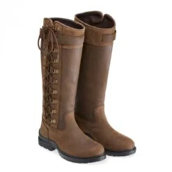 Harry Hall Overstone II Waterproof Country Boot Brown