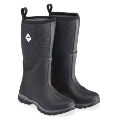 Harry Hall Mud Boot Neoprene Wellington Black