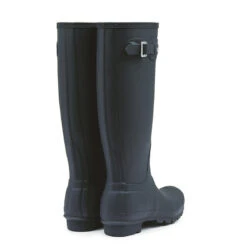 Hunter Original Tall Wellingtons Navy Blue -Saddle Store hn0211 bl11 4