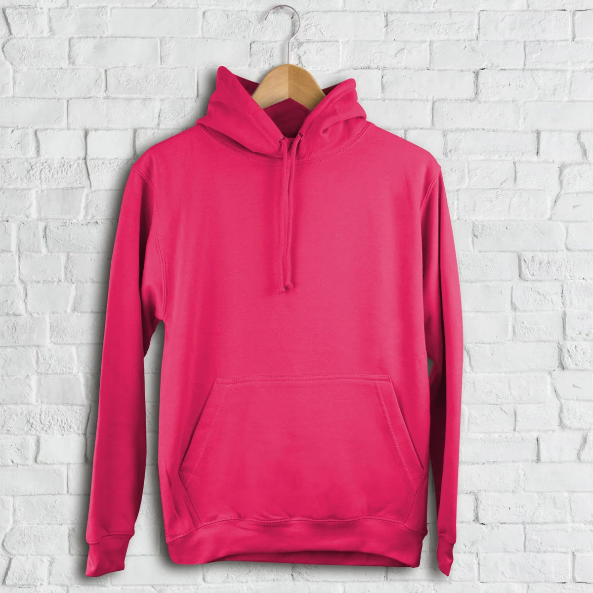 Personalised Adults Embroidered Hoodie Hot Pink 1 Personalised Adults Embroidered Hoodie Hot Pink