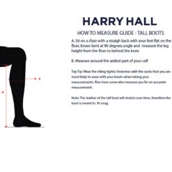 Harry Hall Burlington Long Riding Boot Black -Saddle Store how to measure tall boots resized
