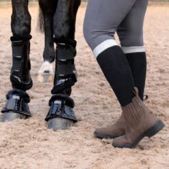 Hutton Nubuck Jodhpur Boot Brown -Saddle Store hutton lifestyle