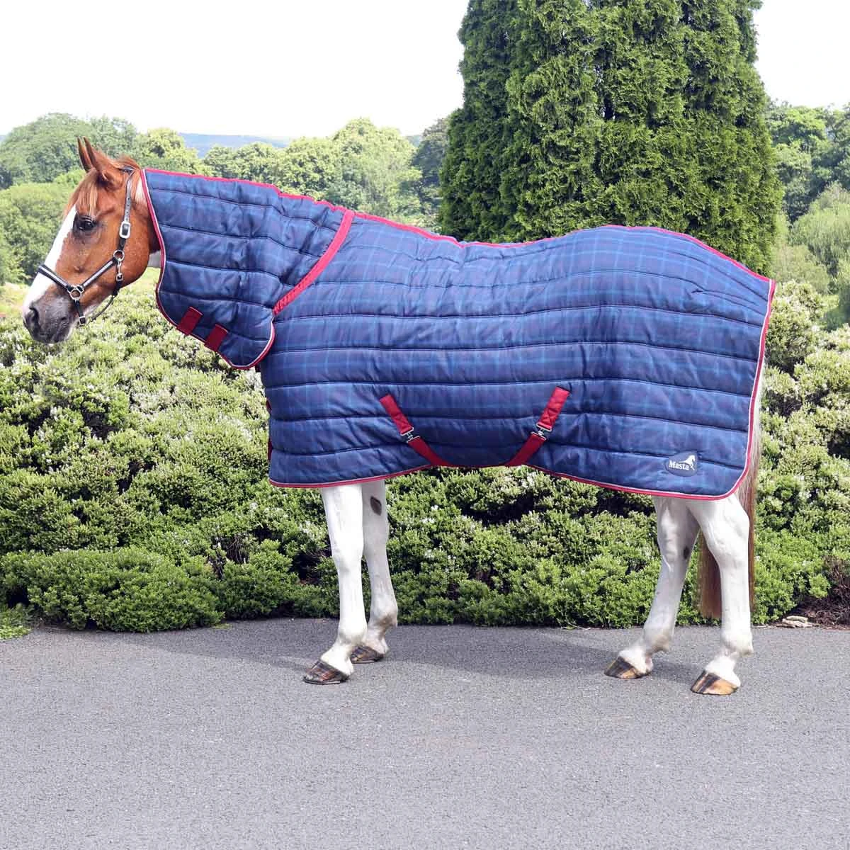 Snugmasta 250g Mediumweight Combo Neck Stable Rug Navy Blue 2 Snugmasta 250g Mediumweight Combo Neck Stable Rug Navy Blue - Image 2