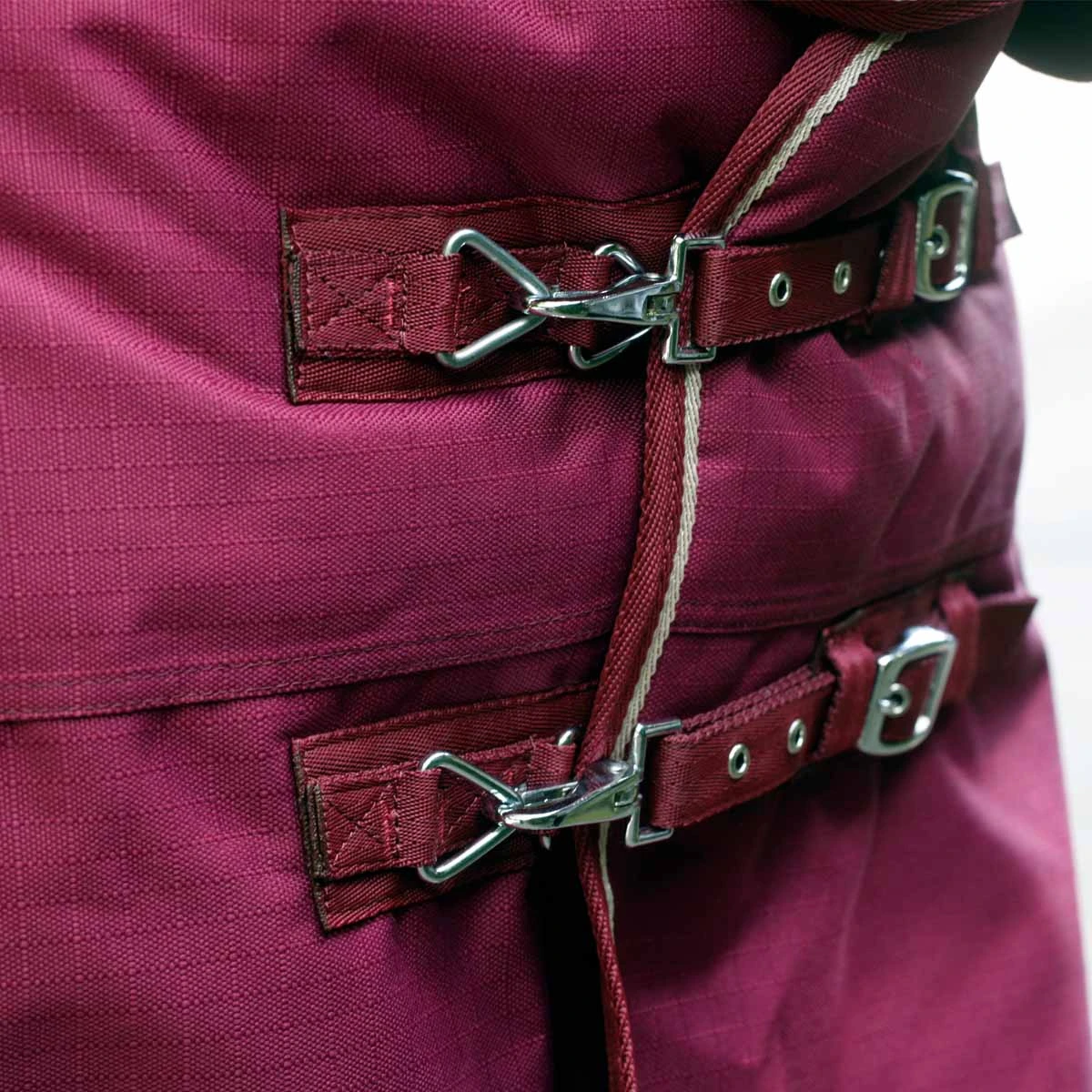 Fieldmasta 350g Heavyweight Combo Turnout Rug Burgundy 3 Fieldmasta 350g Heavyweight Combo Turnout Rug Burgundy - Image 3