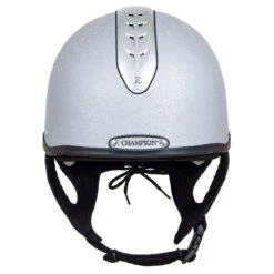 Champion Revolve Junior X-Air MIPS Jockey Helmet Silver 51cm - 61cm