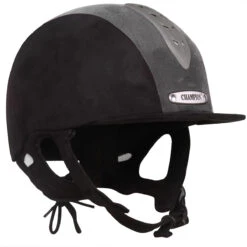 Champion X-Air Plus Junior Peaked Helmet Black/Slate 51cm - 63cm