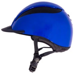 Champion Air-Tech Deluxe Helmet Cobalt Metallic 52cm - 54cm -Saddle Store image 6 2