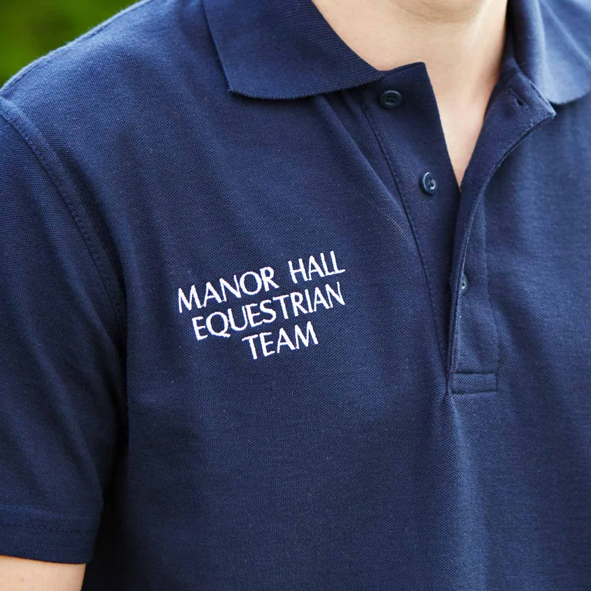 Personalised Kids Embroidered Polo Shirt Navy Blue 2 Personalised Kids Embroidered Polo Shirt Navy Blue - Image 2