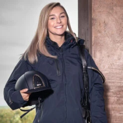 KEP Adults Cromo Textile Riding Hat Blue -Saddle Store kep110 bl resized