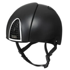 KEP Cromo Adults Jockey Skull Helmet Black