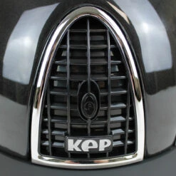 KEP Adults Cromo Shine Riding Hat Black -Saddle Store kep shine black