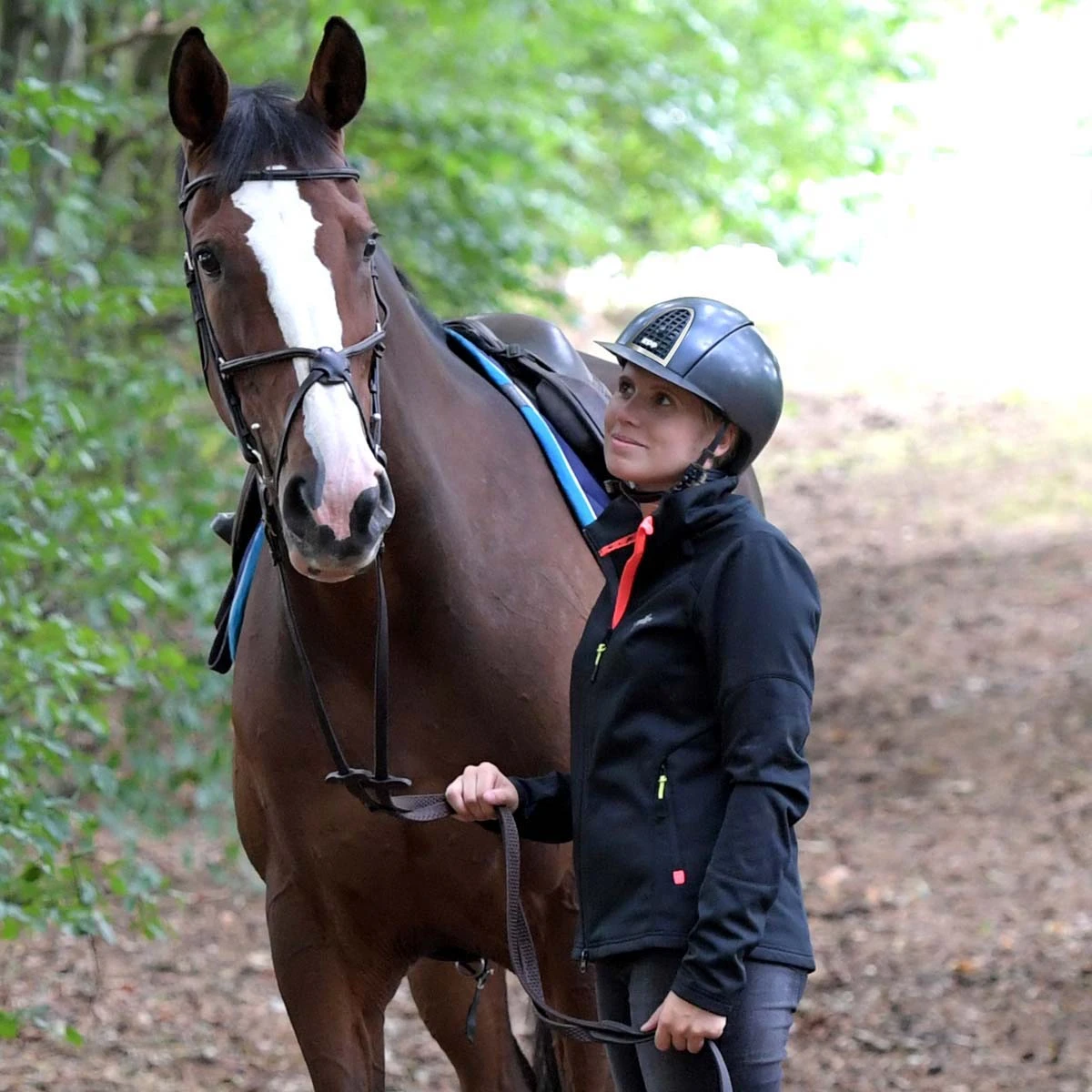 KEP Childrens Cromo Shine Riding Hat Blue 5 KEP Childrens Cromo Shine Riding Hat Blue - Image 5