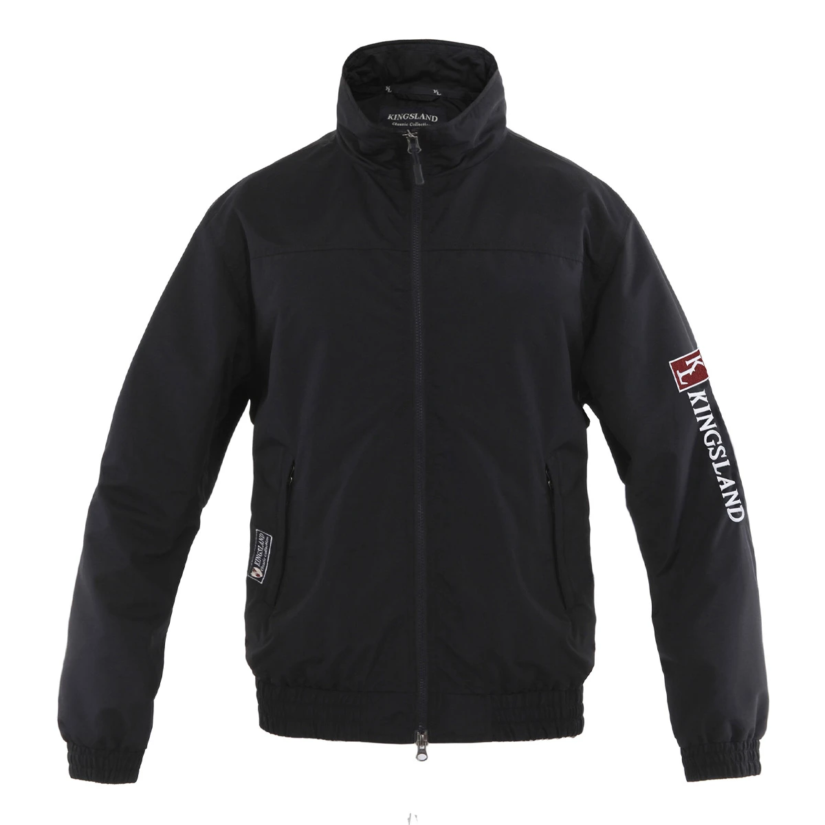 Kingsland Classic Unisex Bomber Jacket Navy Blue 1 Kingsland Classic Unisex Bomber Jacket Navy Blue