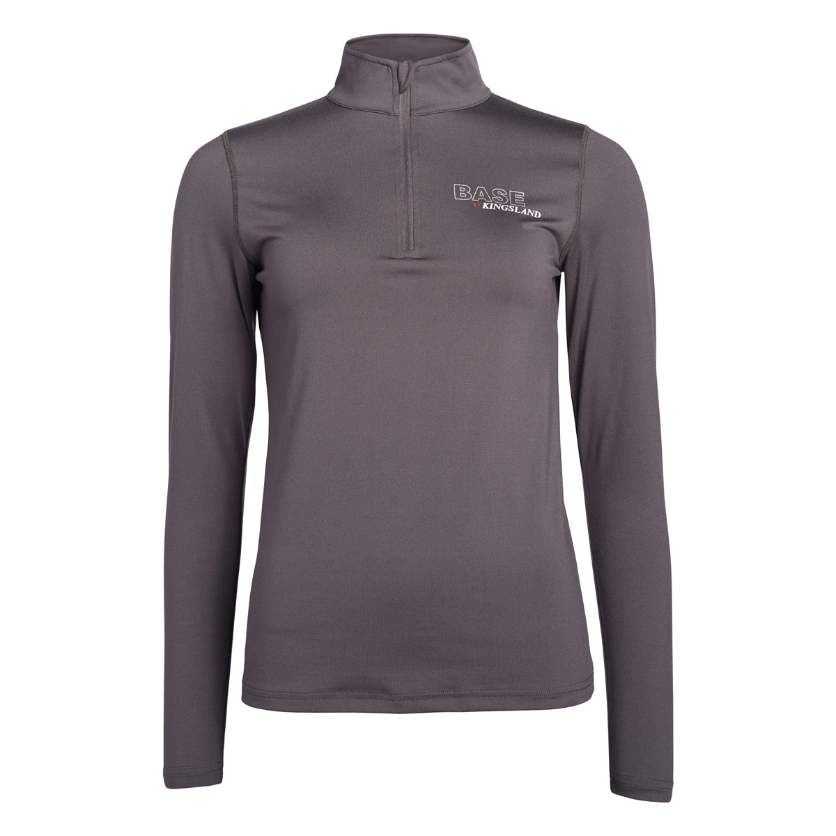Kingsland KLmaura Ladies Training Shirt 1/2 Zip Grey 1 Kingsland KLmaura Ladies Training Shirt 1/2 Zip Grey