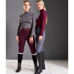 Harry Hall Grip Full Seat Breeches Burgundy -Saddle Store lifestyle 2 1 1