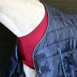 Masta Stretch Shoulder Bib Burgundy -Saddle Store lifestyle bib 1