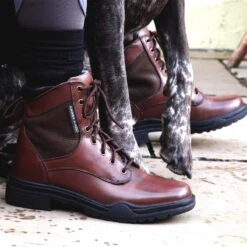 Brimham Lace Up Boot Brown -Saddle Store lifestyle brimham