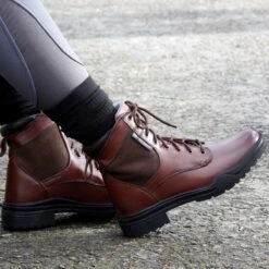 Brimham Lace Up Boot Brown -Saddle Store lifestyle brimham.1