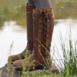 Harry Hall Overstone II Waterproof Country Boot Brown -Saddle Store lifestyle overstone ii 2