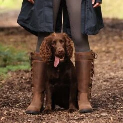 Harry Hall Overstone II Waterproof Country Boot Brown -Saddle Store lifestyle overstone ii 3